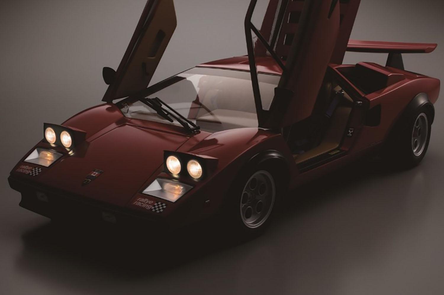 　1/8スケール「ランボルギーニ カウンタック LP 500S」の組み立てキットが再販
