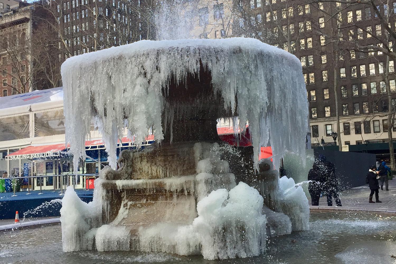 寒波が襲来したときのニューヨークのイメージ