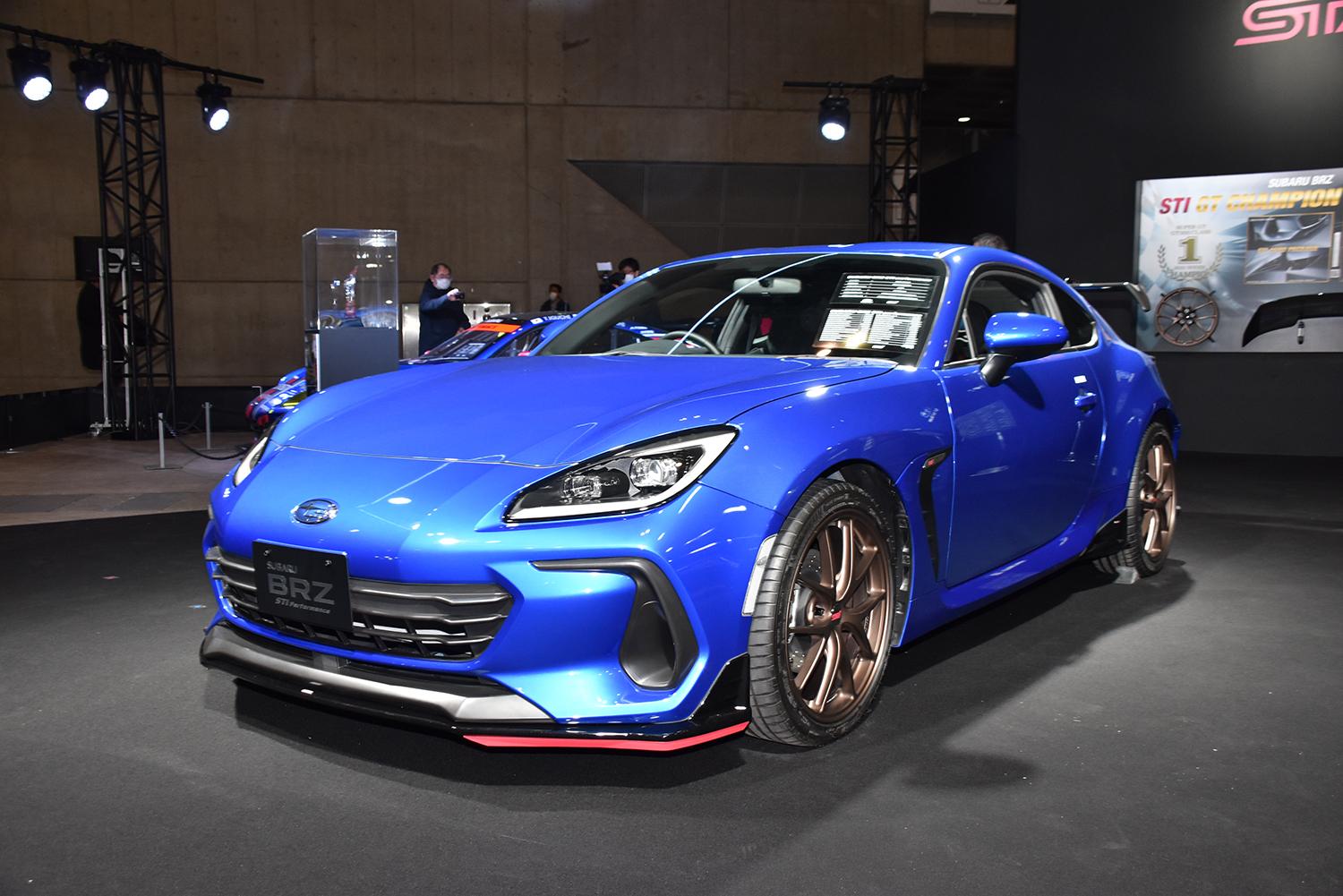 東京オートサロン2022のSUBARU／STIブース詳細