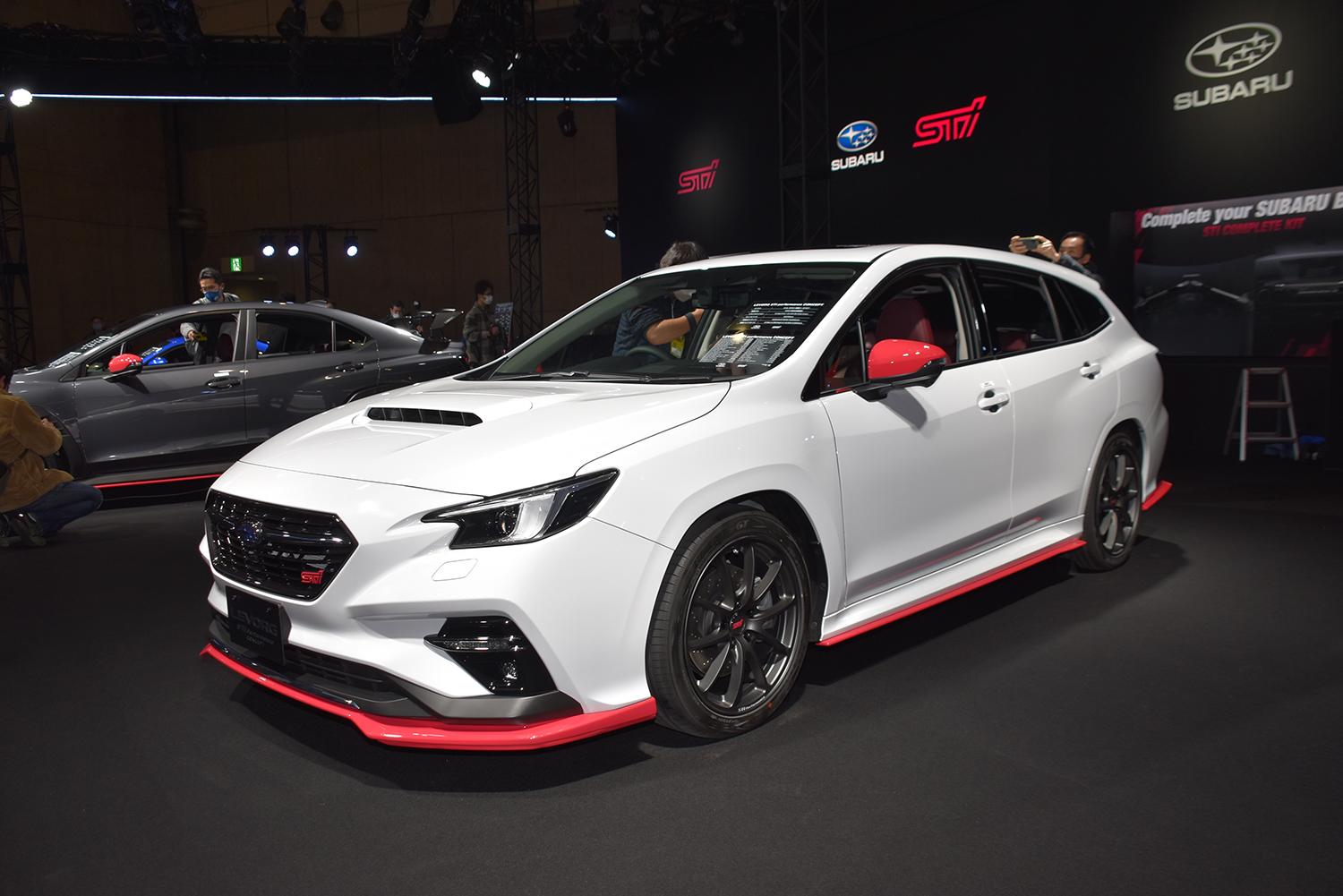 東京オートサロン2022のSUBARU／STIブース詳細