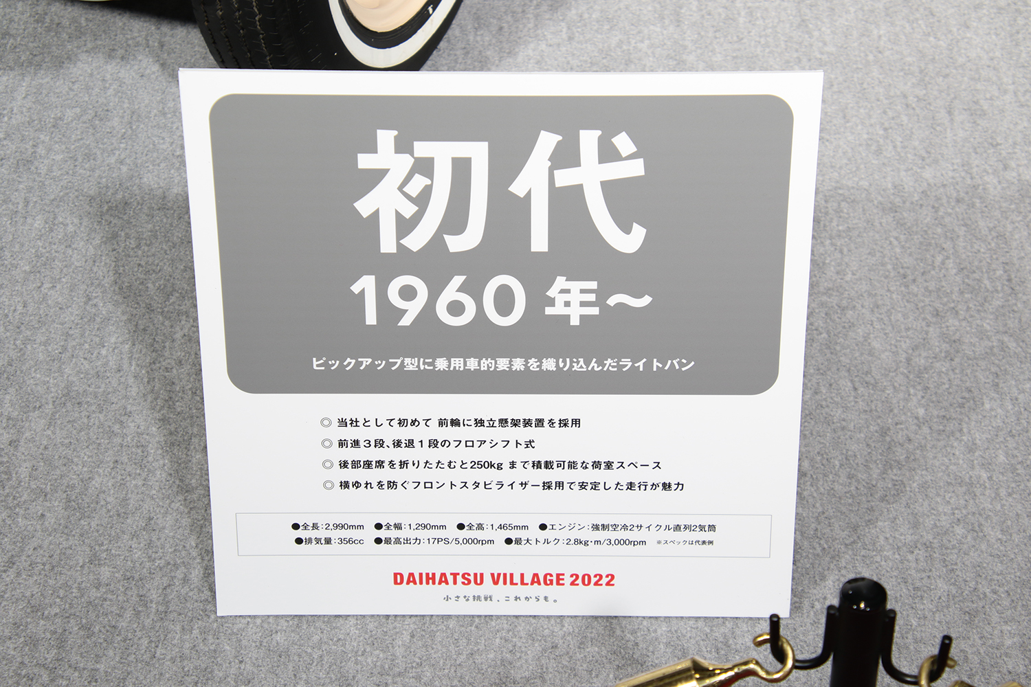 大阪オートメッセ2022のダイハツブース