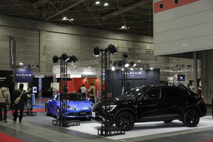 アルカナが大阪上陸 ルノー アルピーヌブースはf1まで展示する大盤振る舞い 大阪オートメッセ22 自動車情報 ニュース Web Cartop
