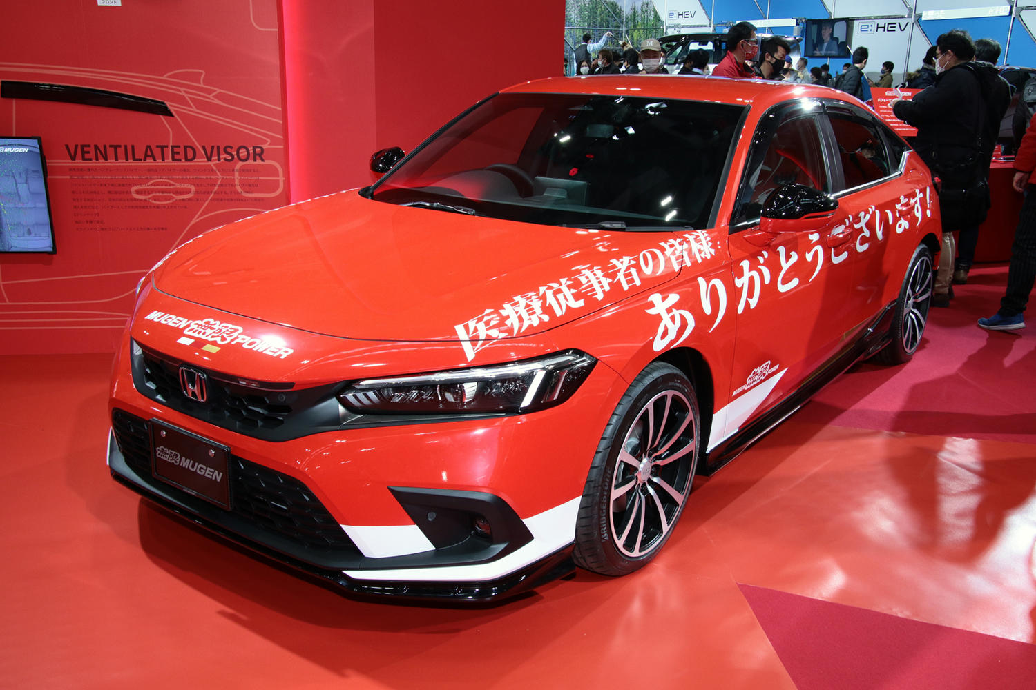 大阪オートメッセ2022年のホンダブース