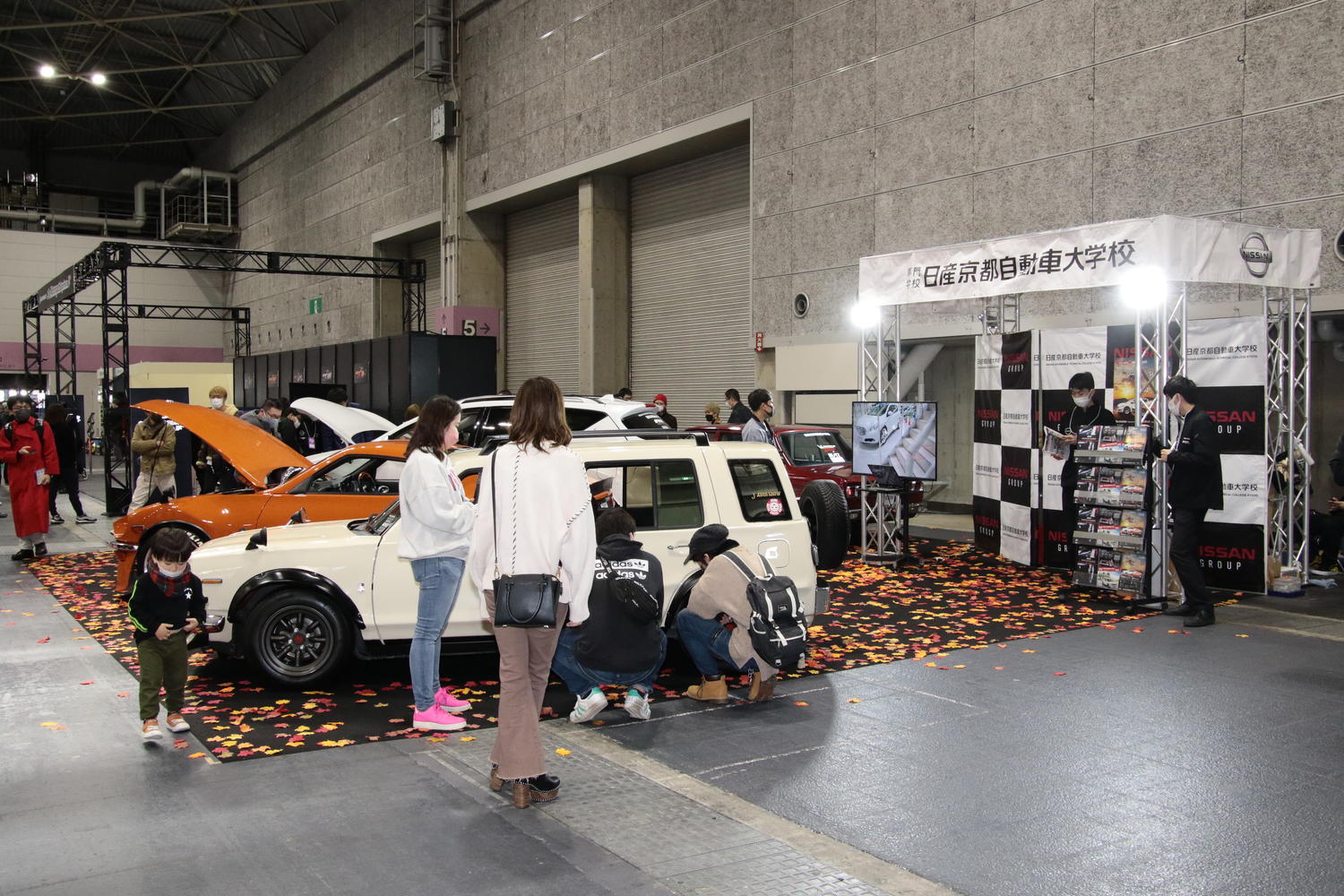 大阪オートメッセ2022の日産京都自動車大学校ブース