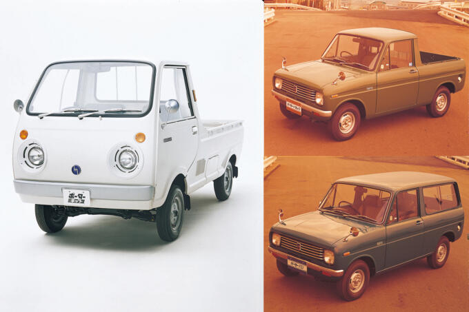 ゆるキャラばりの見た目で付いた愛称は ガチャピン いまでもファン多数の軽自動車 ポーター とは 自動車情報 ニュース Web Cartop