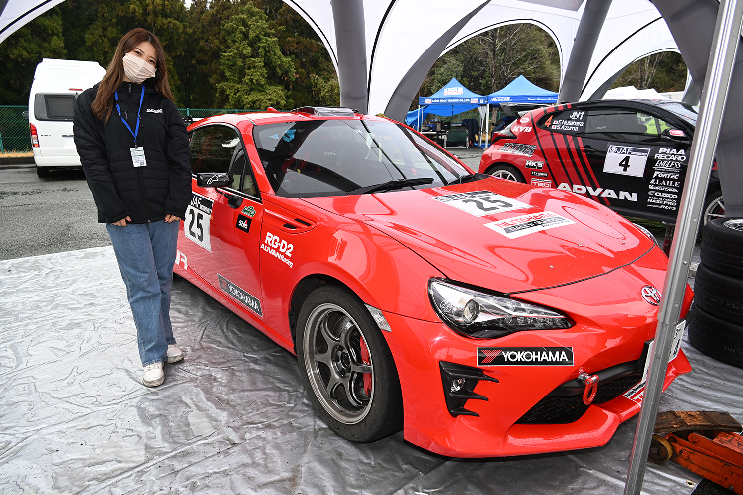 平川亮の妹の平川真子がラリーデビュー