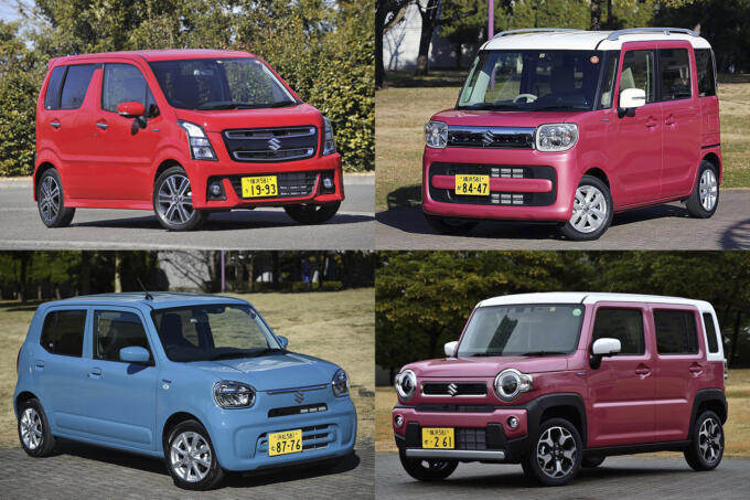 スズキの軽自動車全14種類の特徴を解説！　特徴や違いとは？