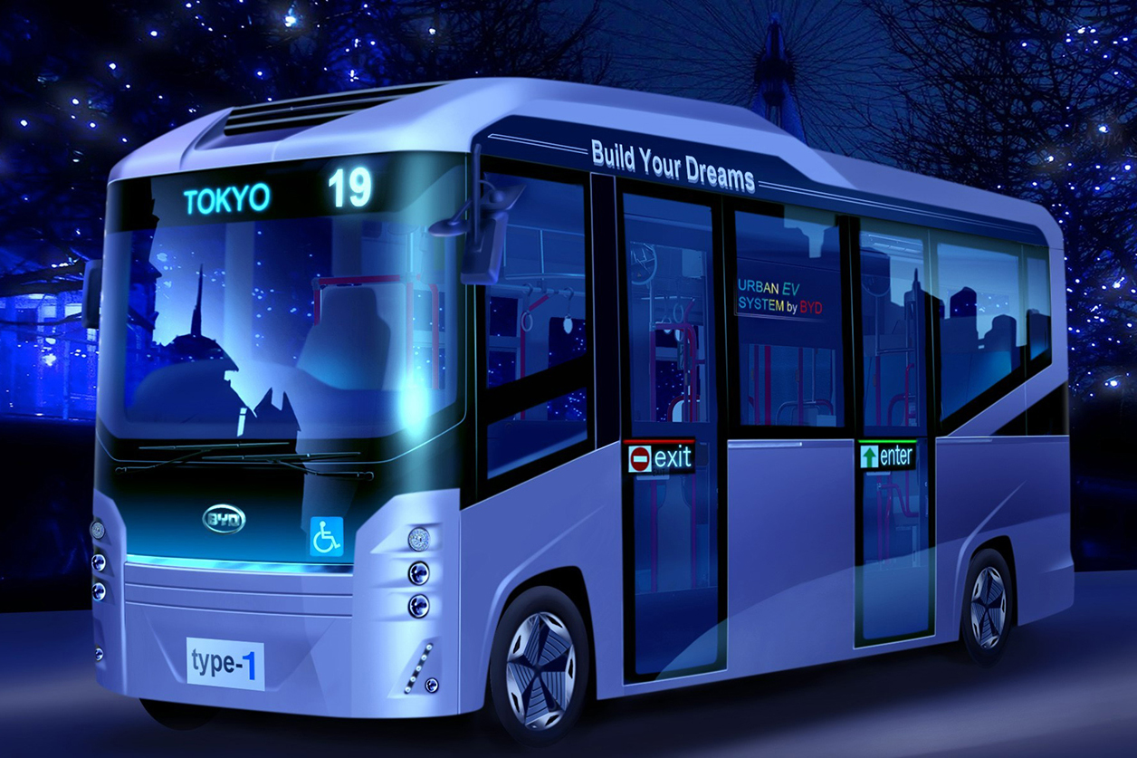BYDが小型電気バス「J6」と大型電気バス「K8」を開発