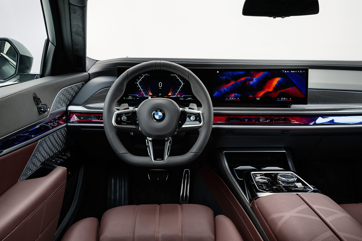BMWの7シリーズの内装の写真 〜 画像14