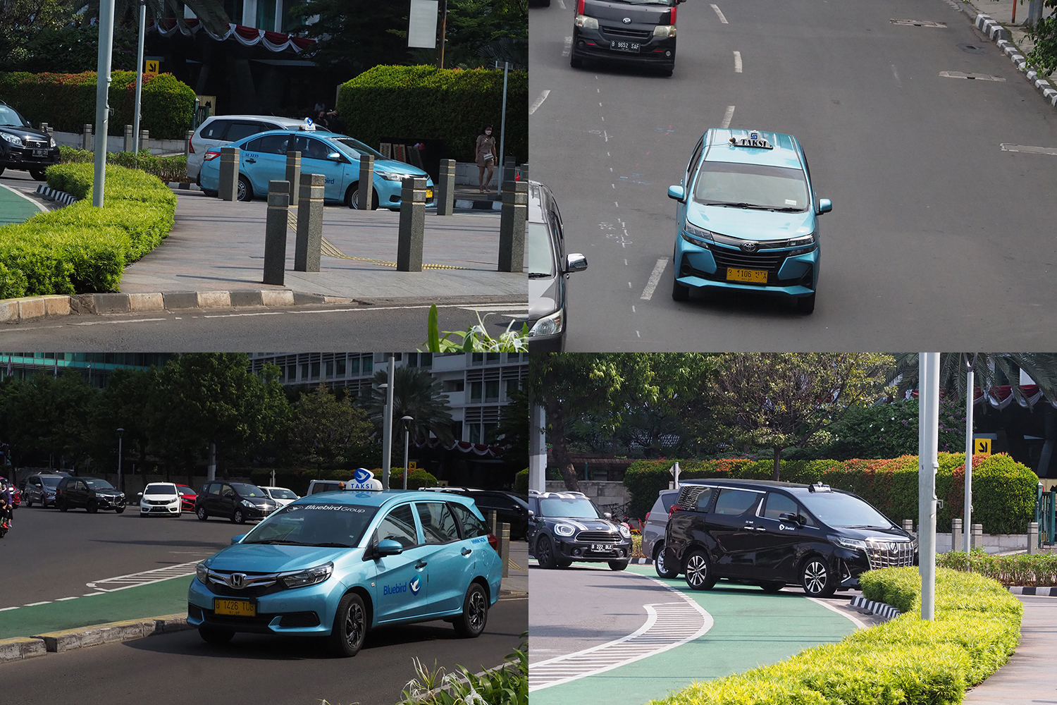 インドネシアでミニバンのタクシーが増殖中