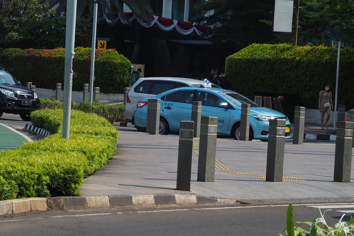 トヨタ・リモの現地タクシーの走行写真