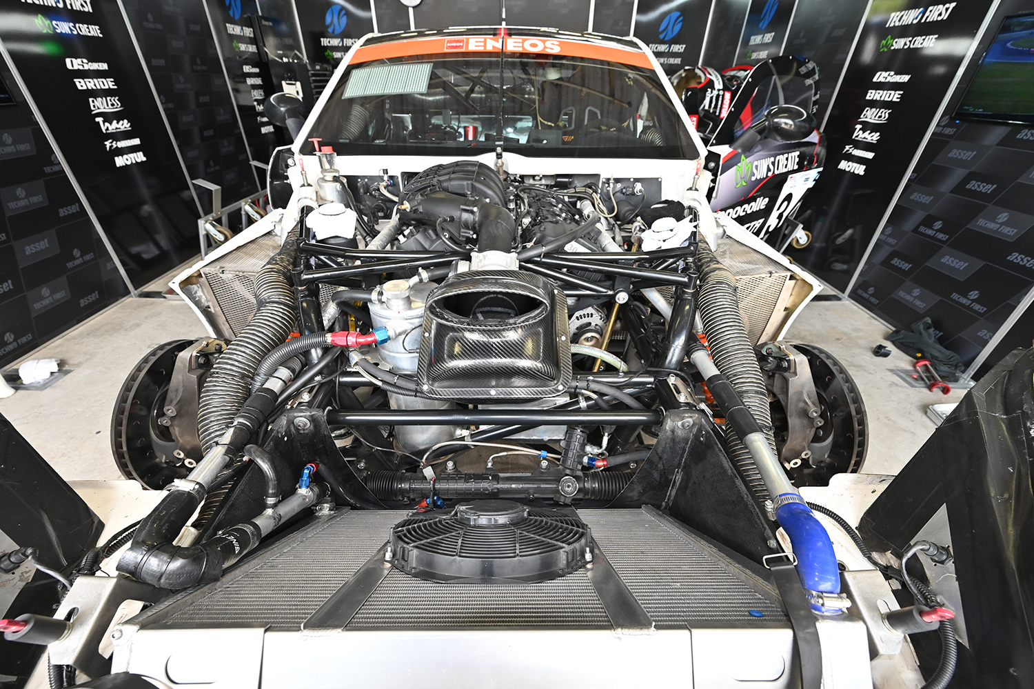 ジネッタG55 GT4のエンジンルーム 〜 画像12