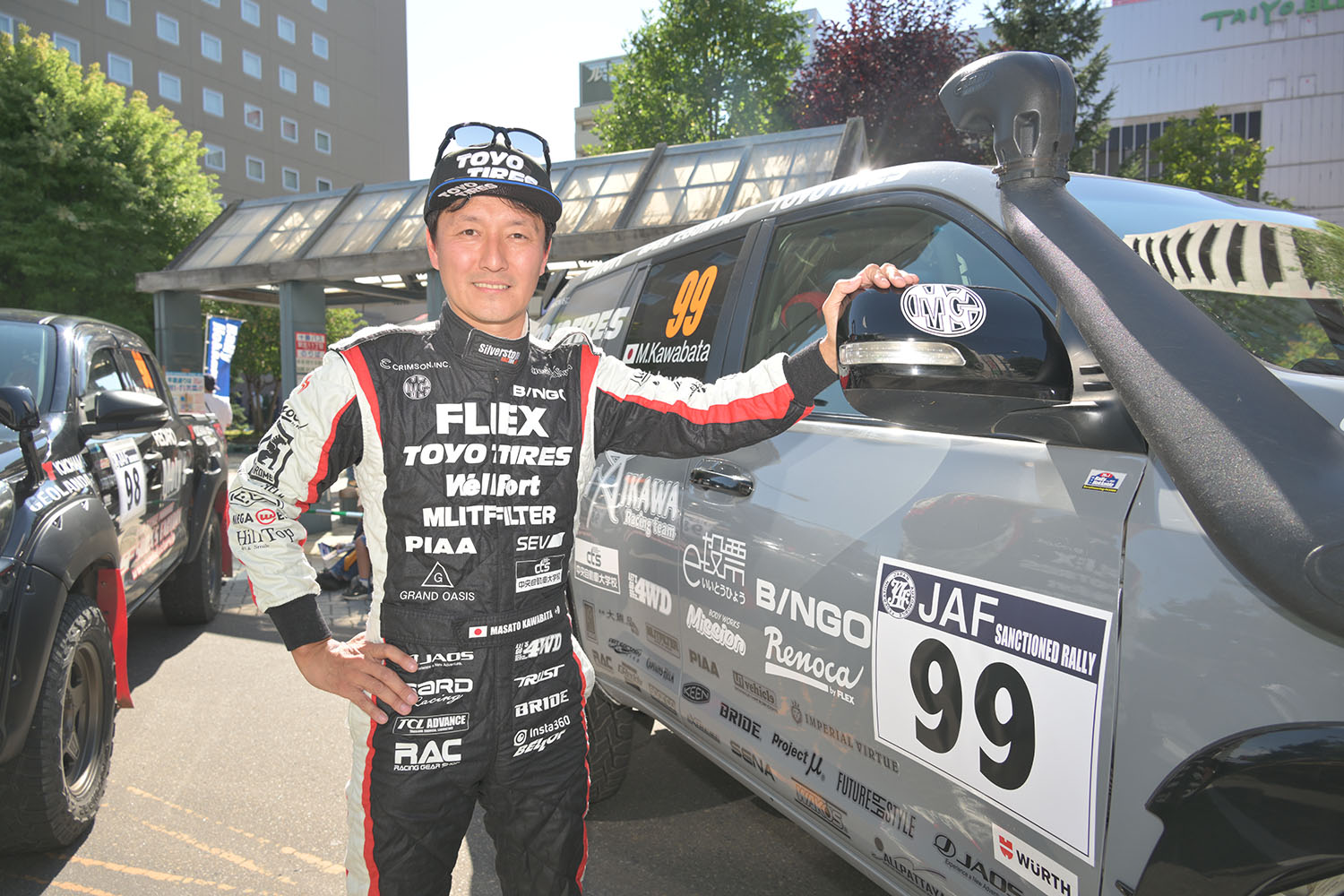FLEX SHOWAIKAWA Racing with TOYO TIRESの川畑選手の写真