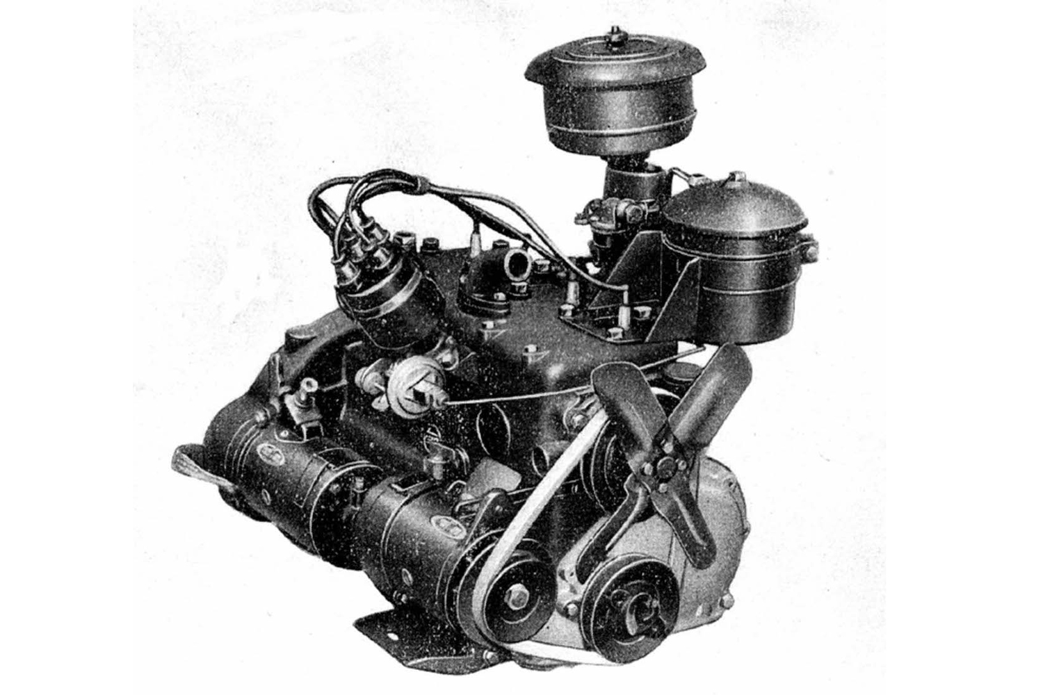 サイドバルブ方式のエンジン