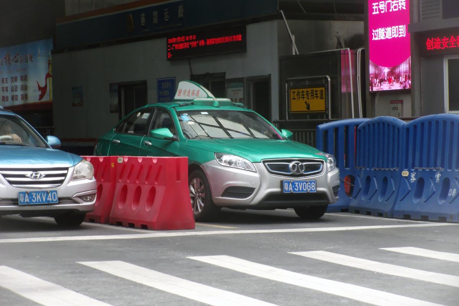 中国のタクシー