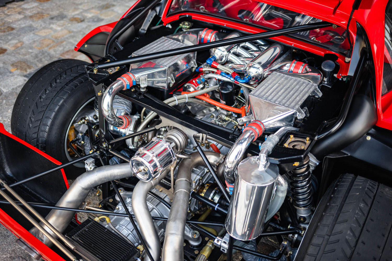 フェラーリ288GTOエボルチオーネのエンジン