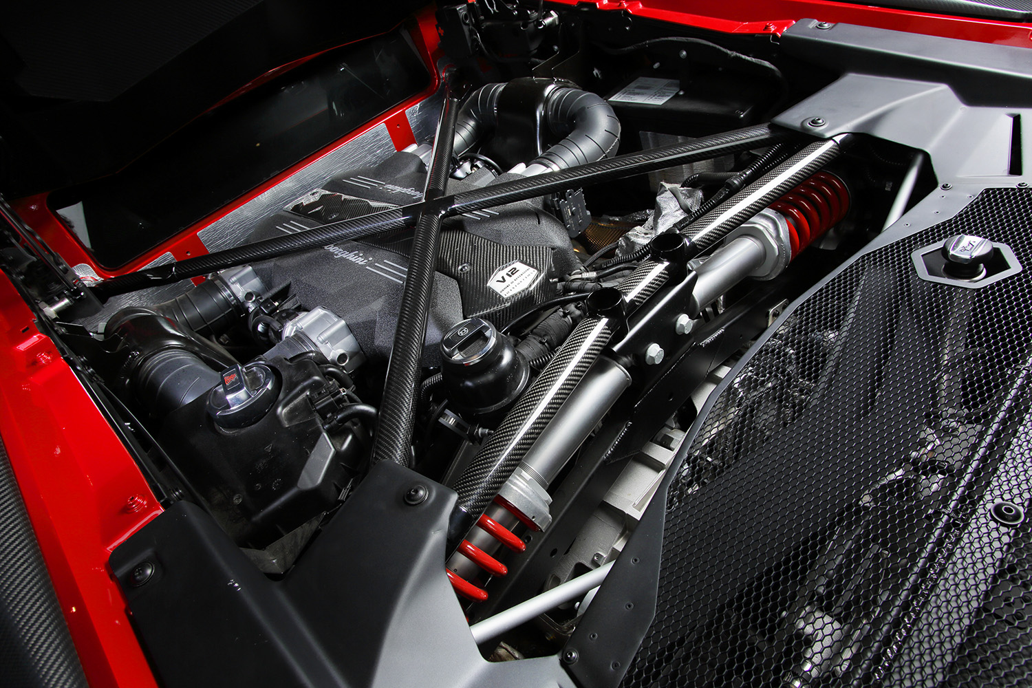 ランボルギーニ・アヴェンタドールのV12エンジン 〜 画像17