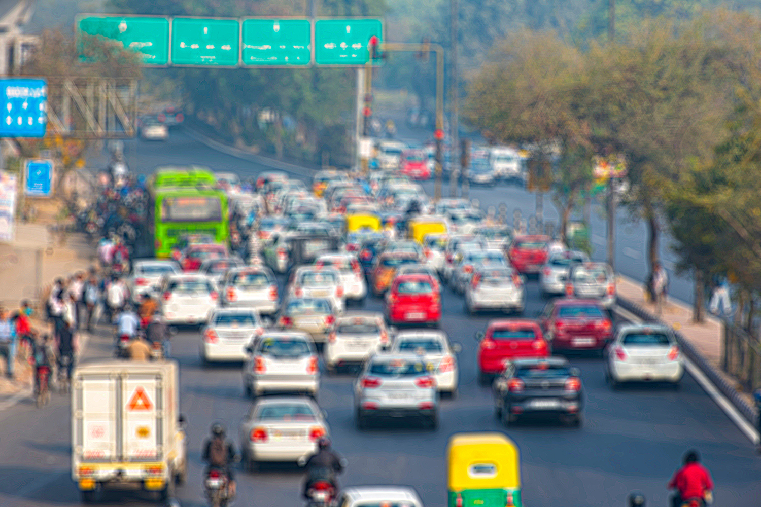 いまだ道路を横断する人が絶えないインドの高速道路事情 〜 画像3