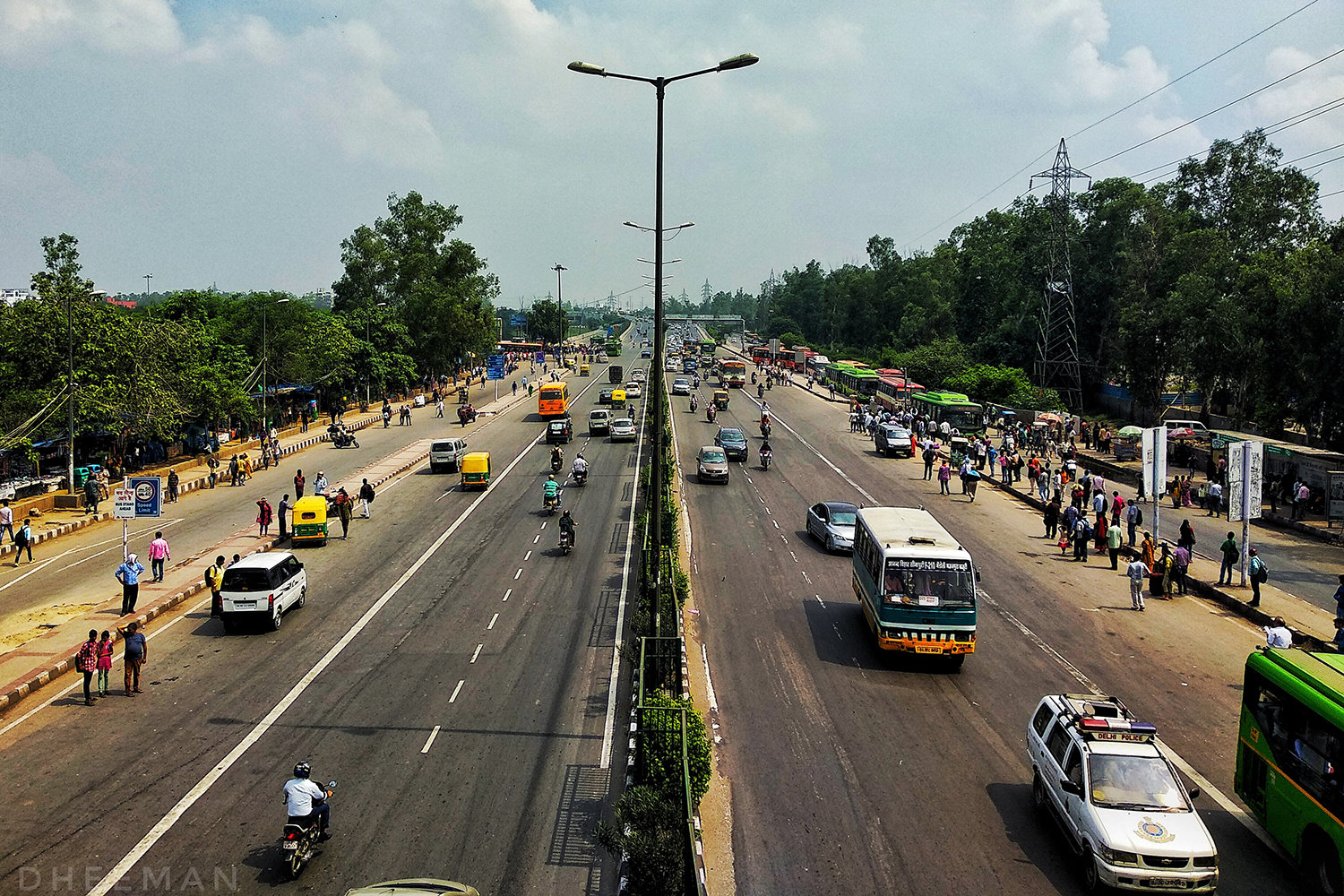 インドの道路の風景 〜 画像4