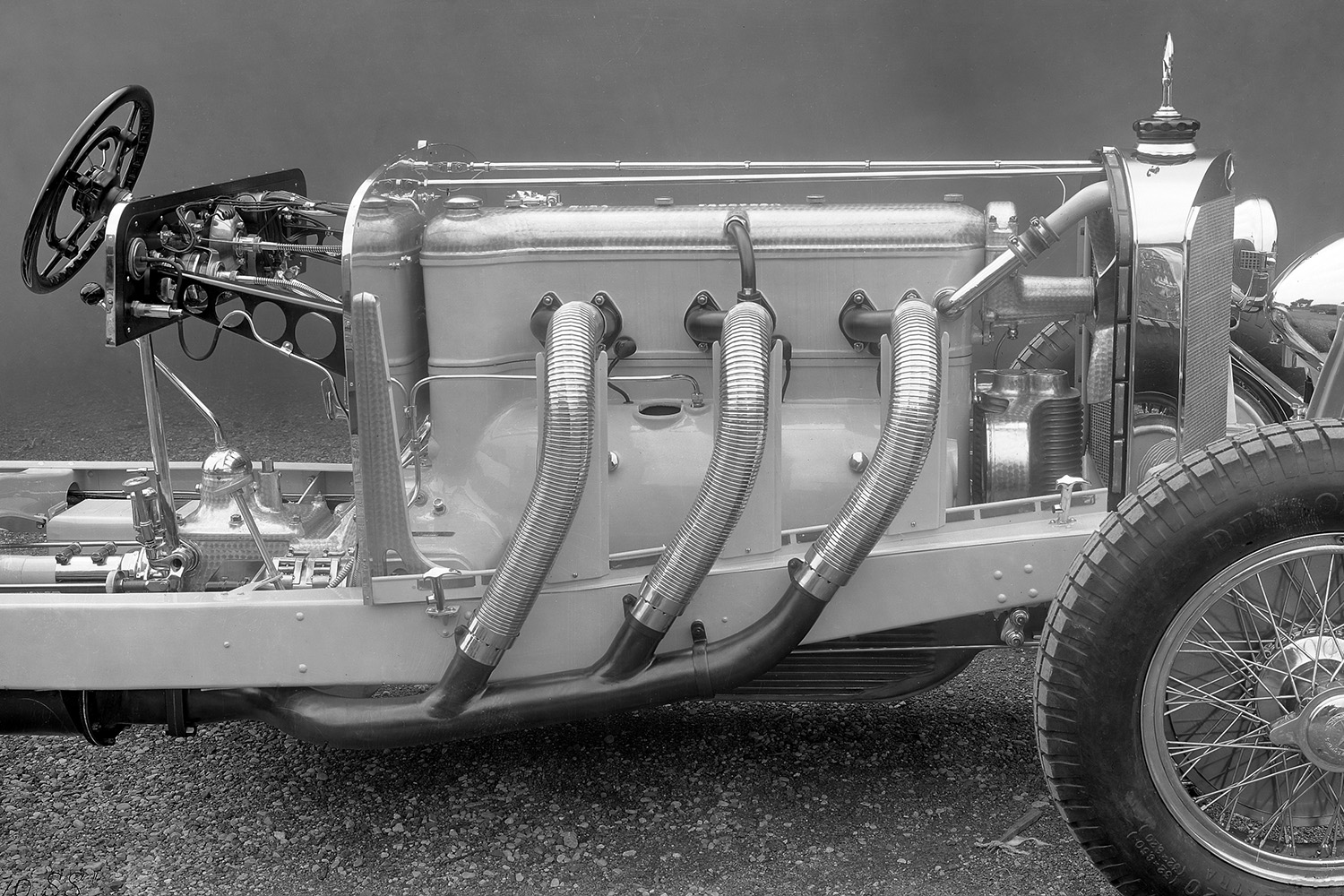 メルセデス・ベンツSSKのエンジン