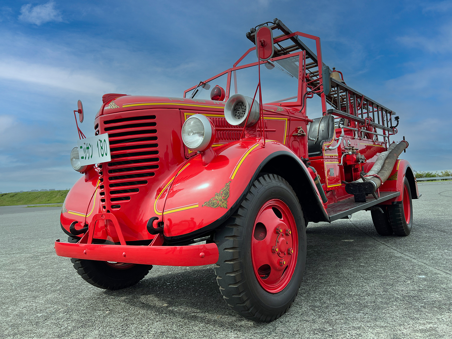 歴史的遺産「ニッサン180型消防ポンプ自動車」とは 〜 画像3