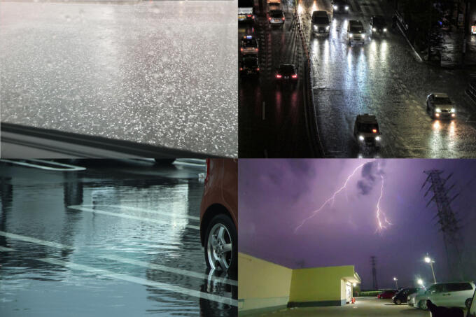 日本各地を襲う異常気象に自然災害！　クルマを運転中に「豪雨」「降ひょう」「雷」「地震」が起きたらどうする？