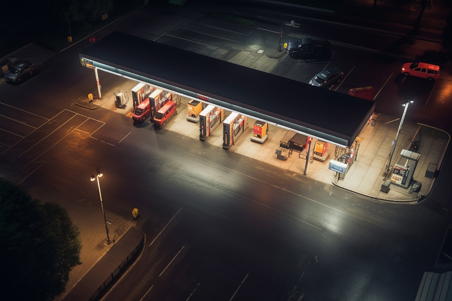 ガソリンスタンドのイメージ