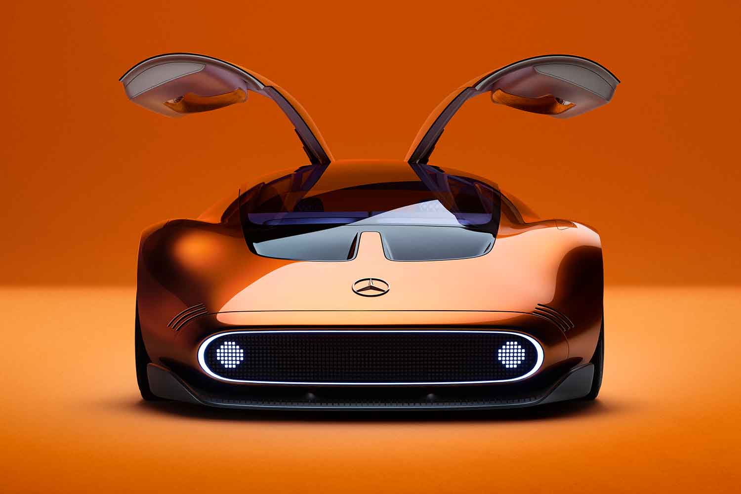 オレンジのボディカラーが眩しいメルセデス・ベンツのコンセプトカー「ヴィジョン・ワン・イレブン」の凄さを解説 〜 画像8