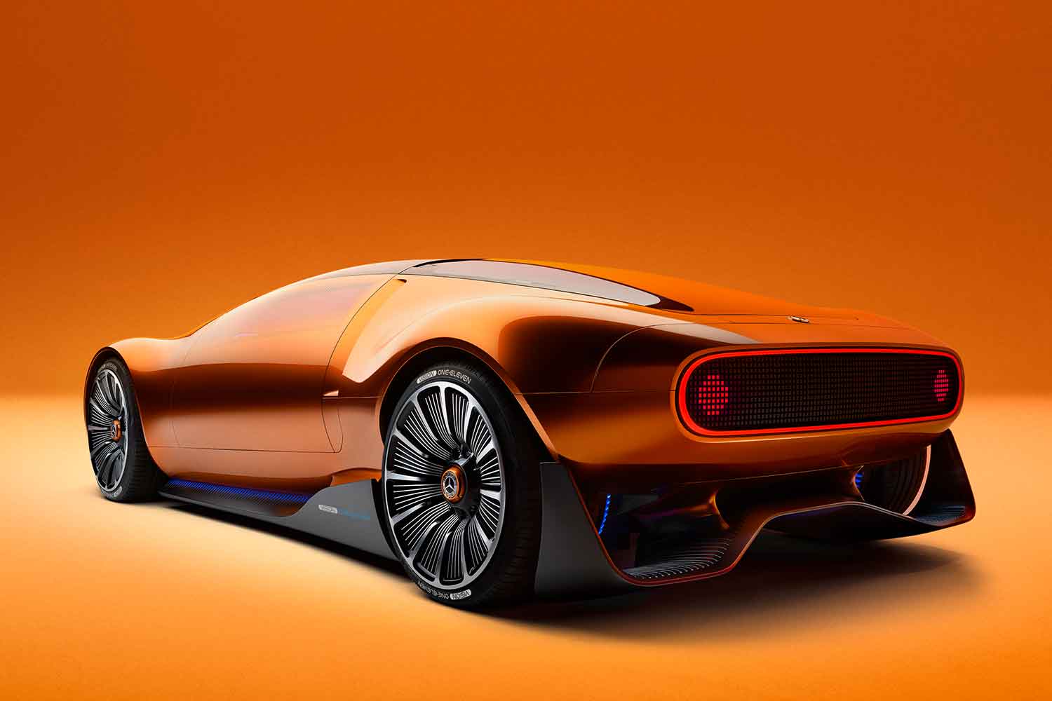 オレンジのボディカラーが眩しいメルセデス・ベンツのコンセプトカー「ヴィジョン・ワン・イレブン」の凄さを解説 〜 画像12