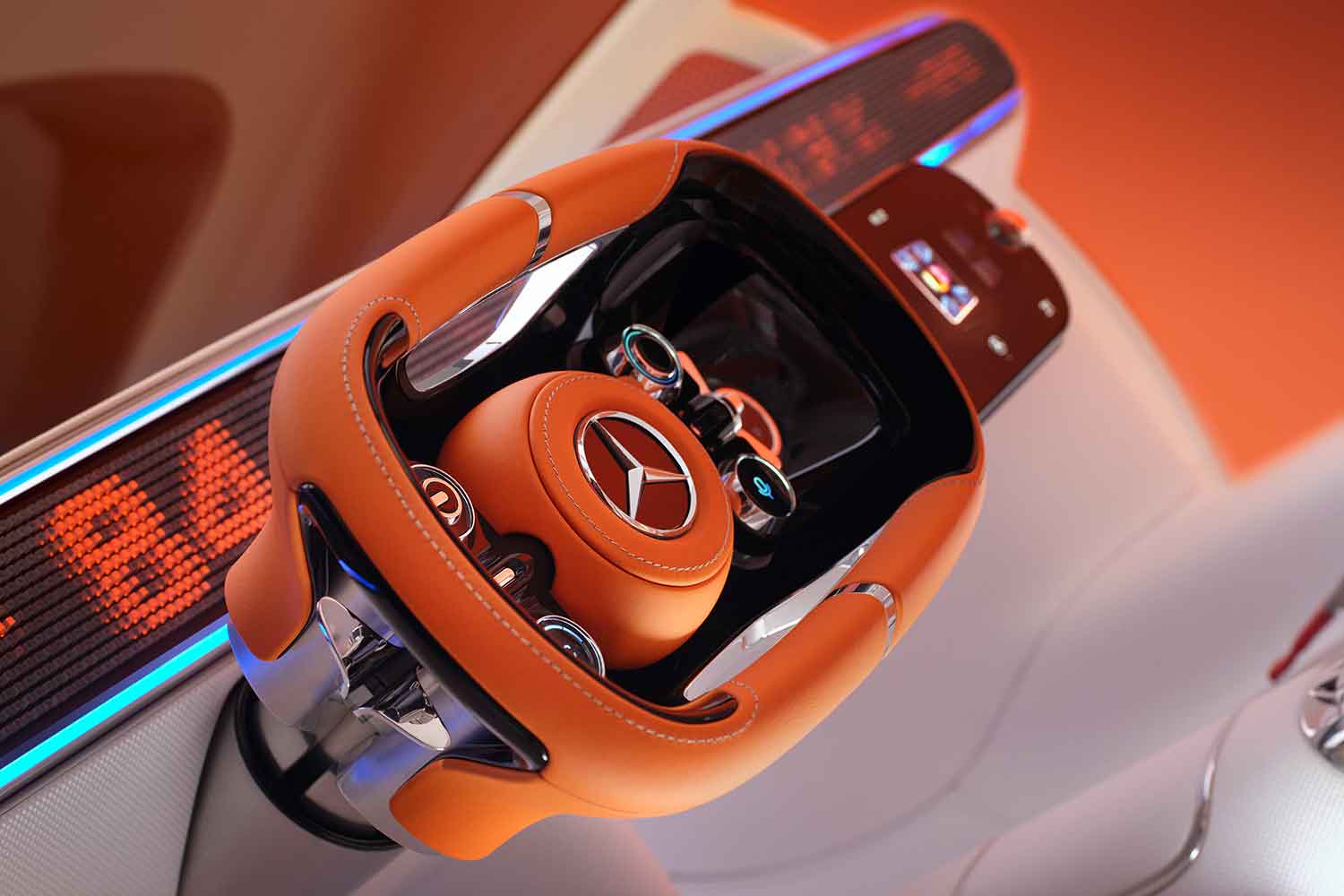 オレンジのボディカラーが眩しいメルセデス・ベンツのコンセプトカー「ヴィジョン・ワン・イレブン」の凄さを解説 〜 画像17