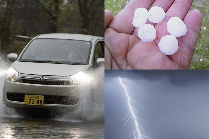 命の危険あり！　夏に多い異常気象に「クルマの運転中」に遭遇したときにやってはいけないこと４つ