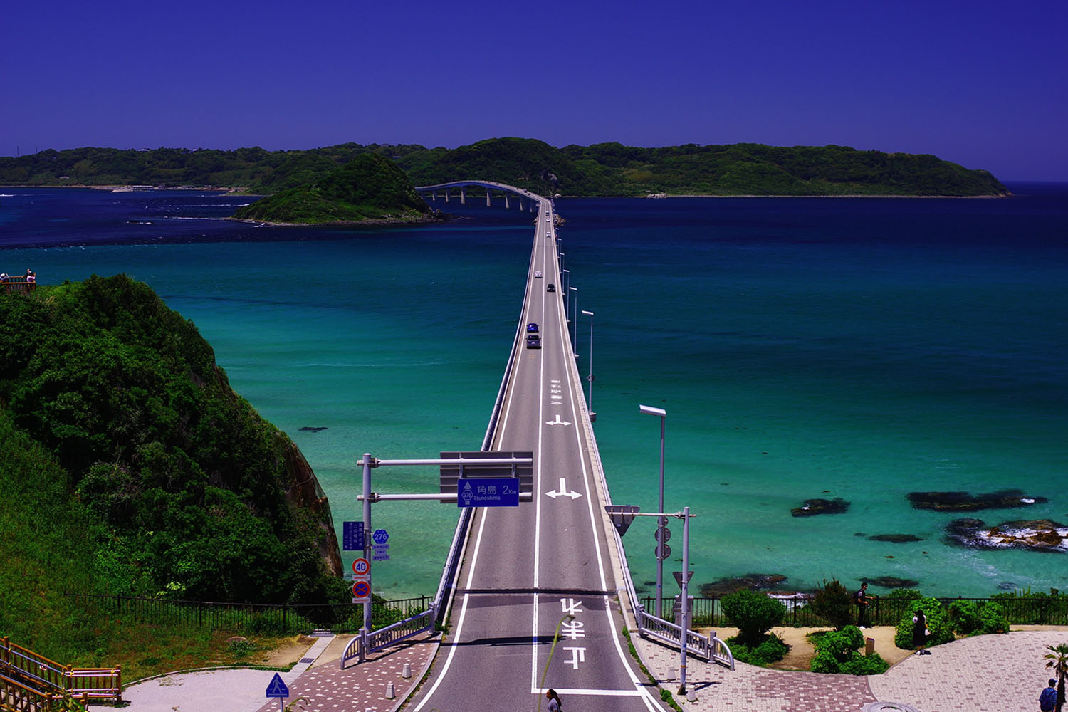 山口県の角島大橋