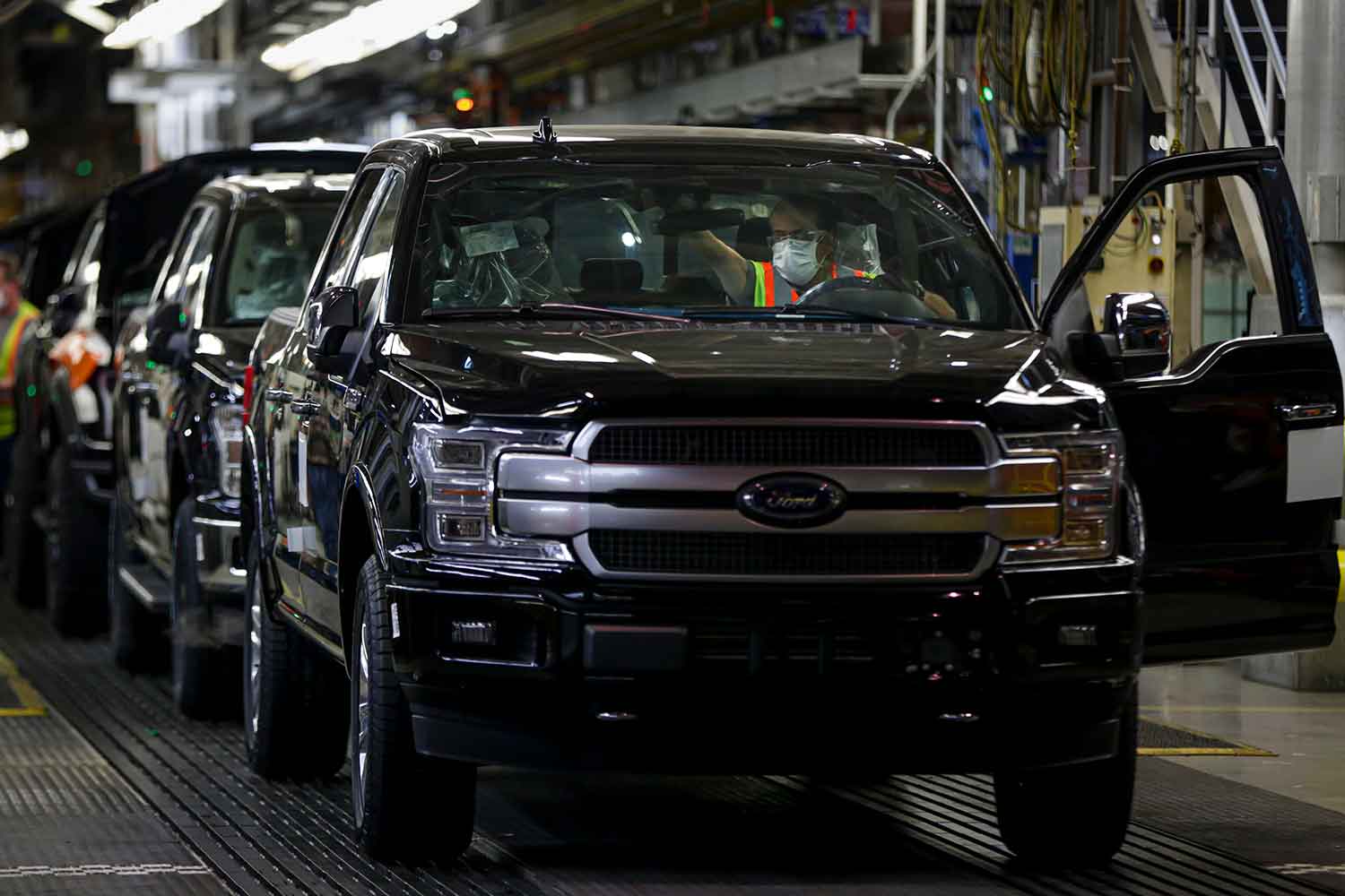 フォードのピックアップトラックの生産工場