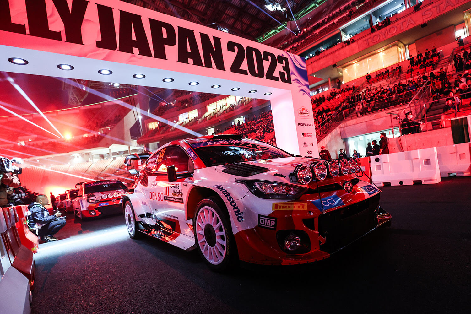 WRC第13戦となる「フォーラムエイト・ラリージャパン」のオープニングセレモニー