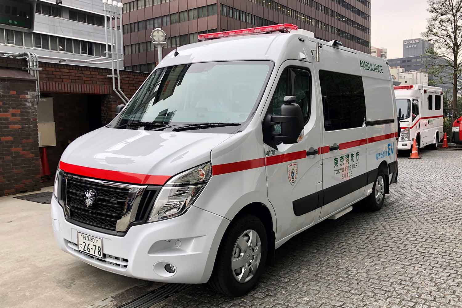 デイタイム救急隊のEV救急車