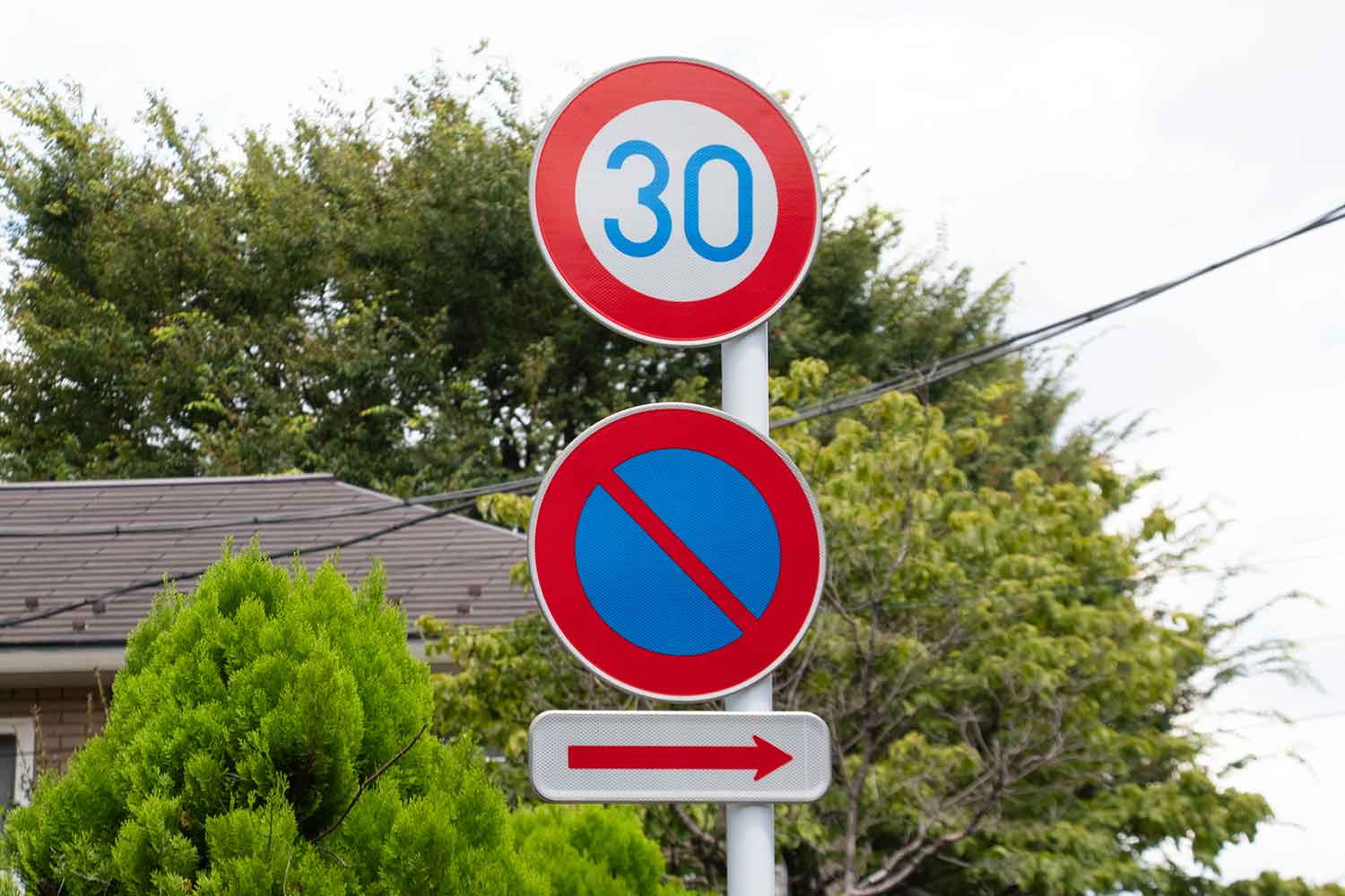 速度制限と駐車禁止の標識 〜 画像6