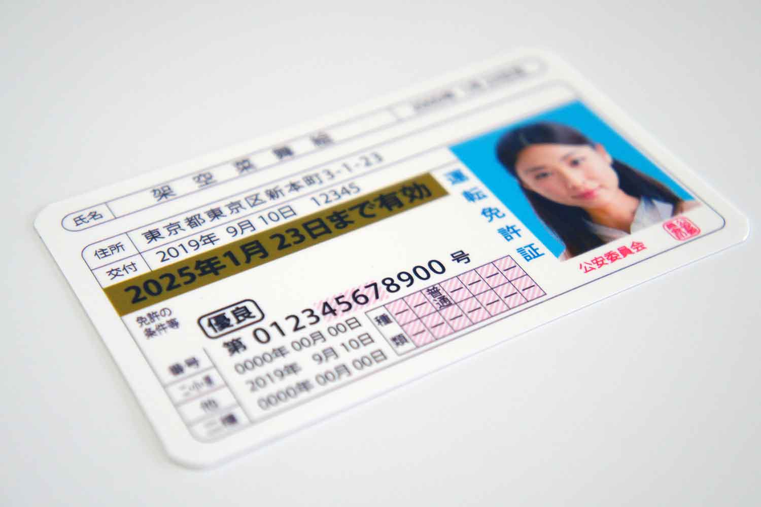 運転免許証のイメージ 〜 画像2