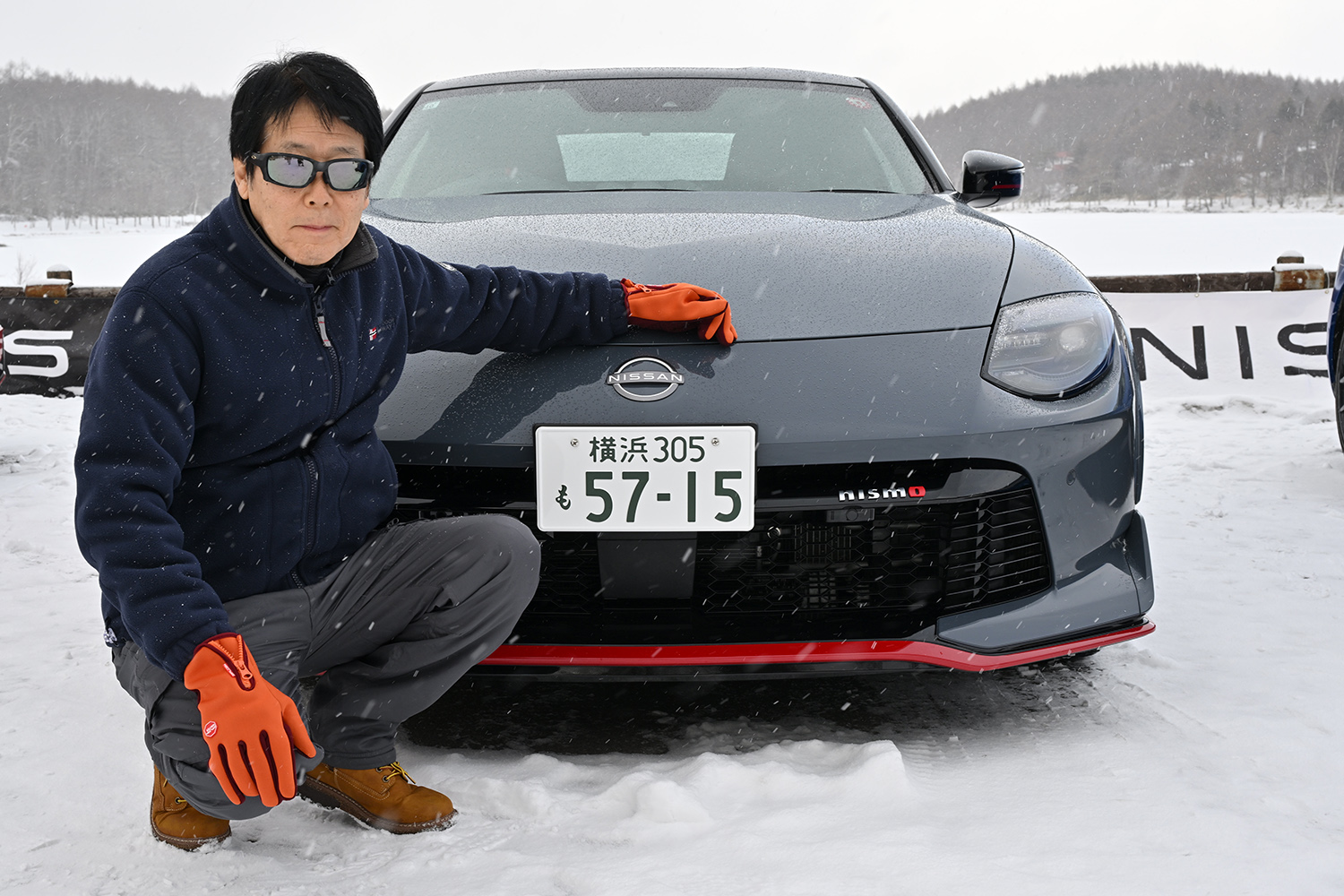 レーシングドライバーが最新の日産車を雪上で一気乗り 〜 画像26