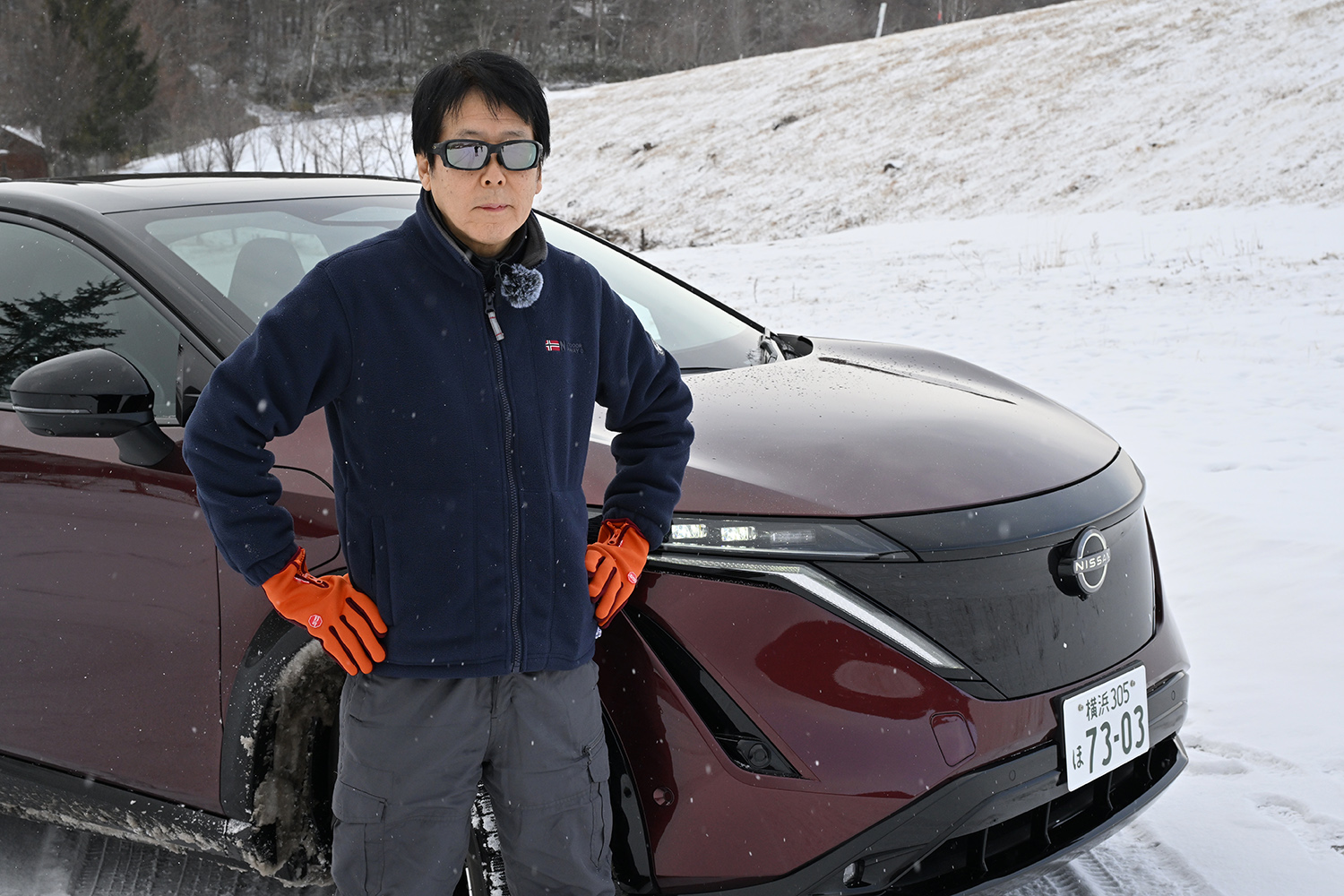 レーシングドライバーが最新の日産車を雪上で一気乗り 〜 画像34