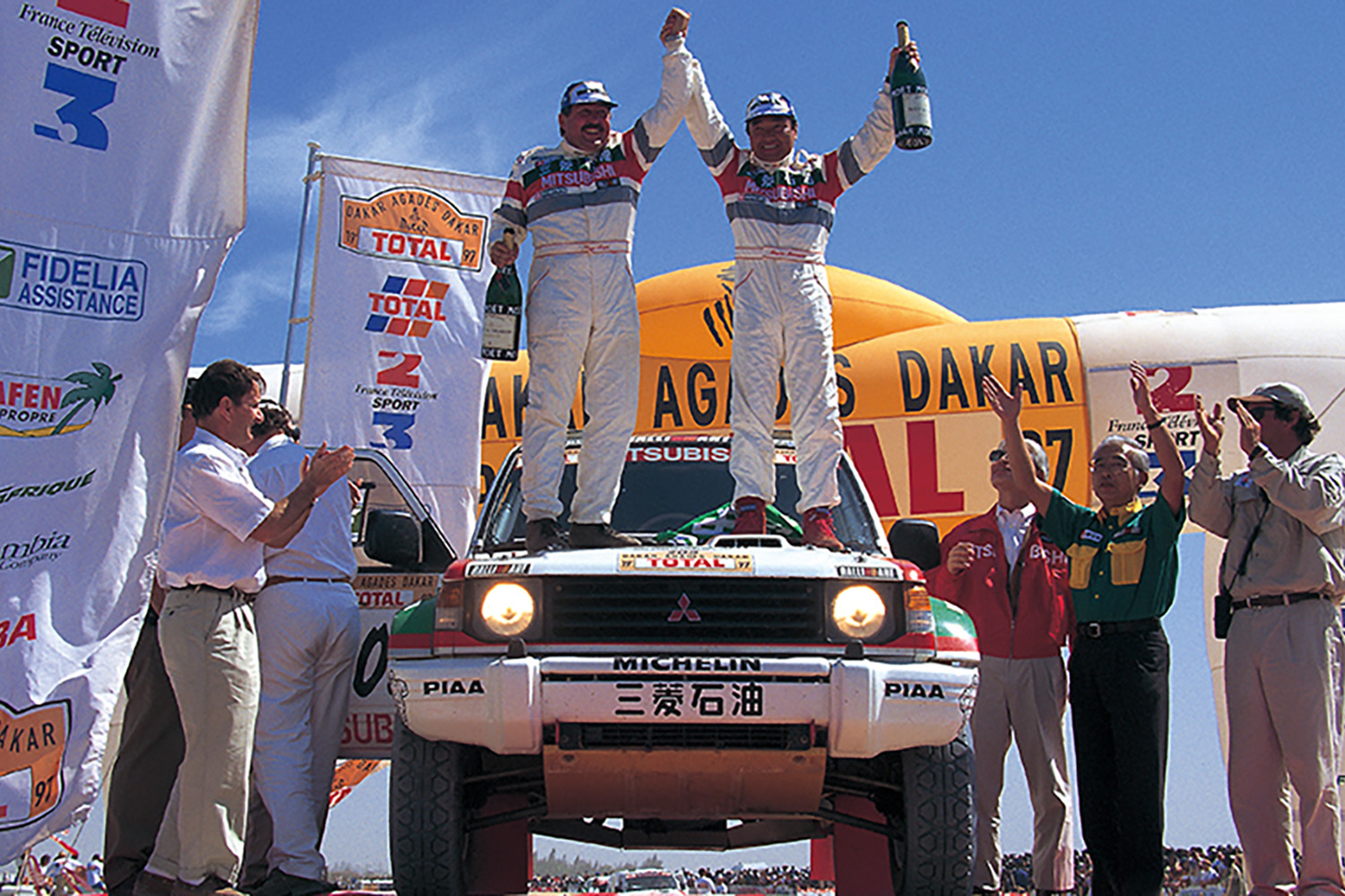 1997年三菱パジェロでパリ-ダカールラリーを初優勝した篠塚健次郎さん 〜 画像8
