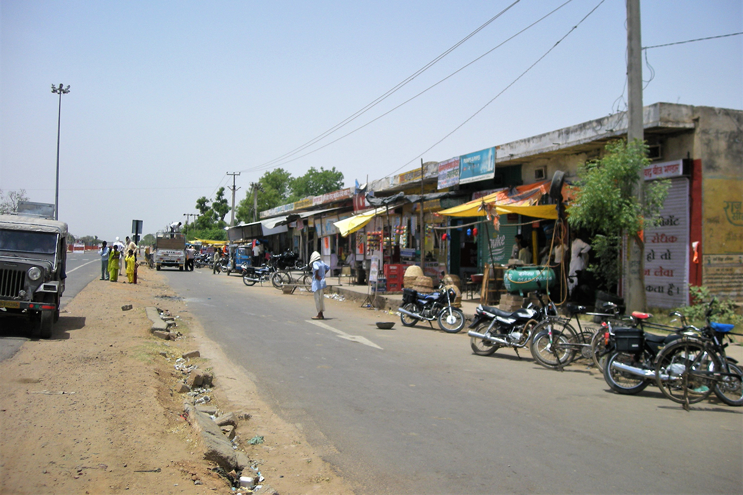インドの田舎道
