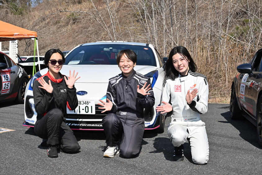 20代の女性ルーキー３人が全日本ジムカーナに参戦！　いまオートマ車両が戦うクラスが熱い!!