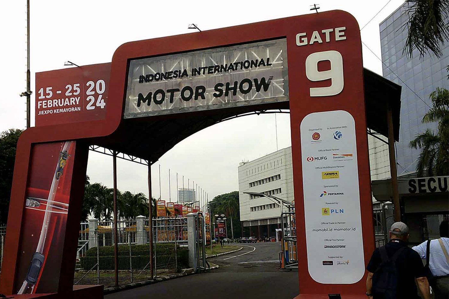 インドネシア国際モーターショーのゲート