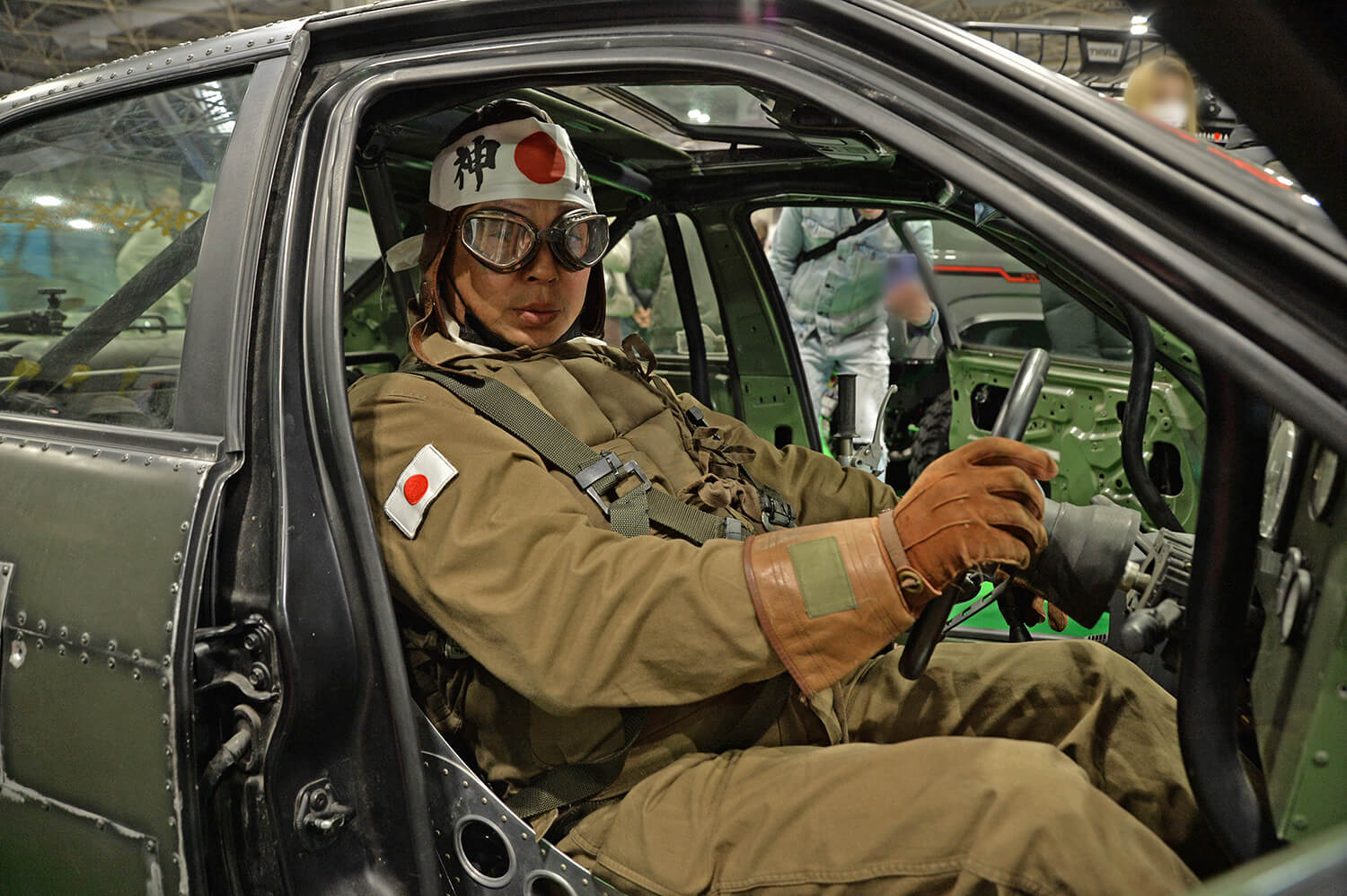 大阪オートメッセ2024に展示された日産スカイラインのコックピット