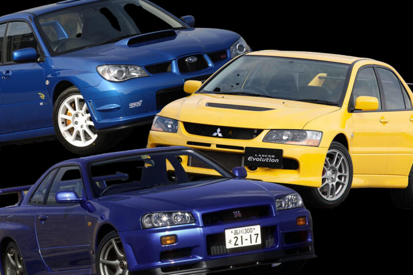 R34GT-RかGDBインプレッサかランエボIXか？　当時の国産最強の4WDターボマシンはどれか論争を考える！