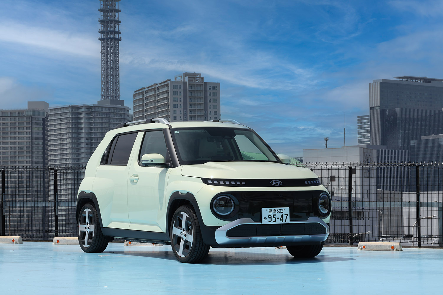 ヒョンデ・インスターのフロントスタイリング