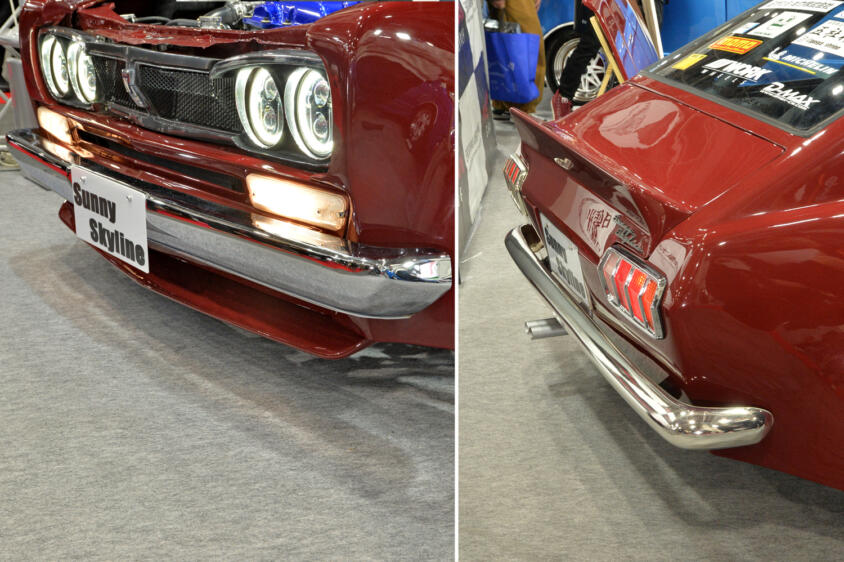 卒業制作のカスタムカーで大阪オートメッセに挑戦！　これぞ青春な２台が胸熱!!　【大阪オートメッセ2026】