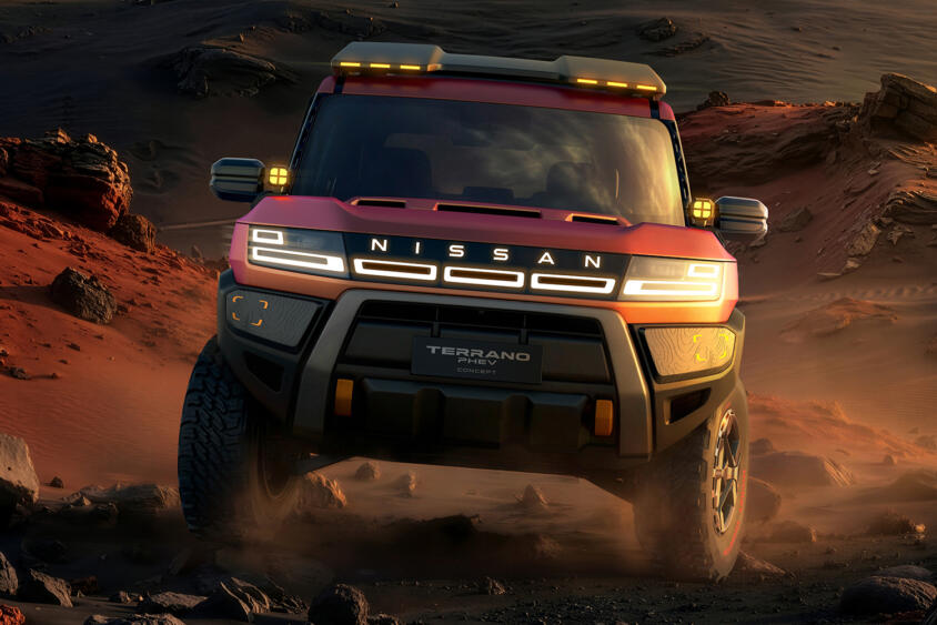 この３本スリット……テラノじゃん！　24年ぶりに日産テラノをPHEVで復活させるって激熱!!