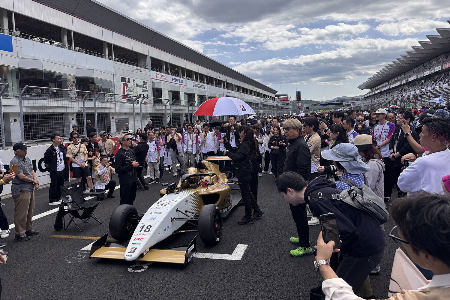 KYOJOのピットウォーク