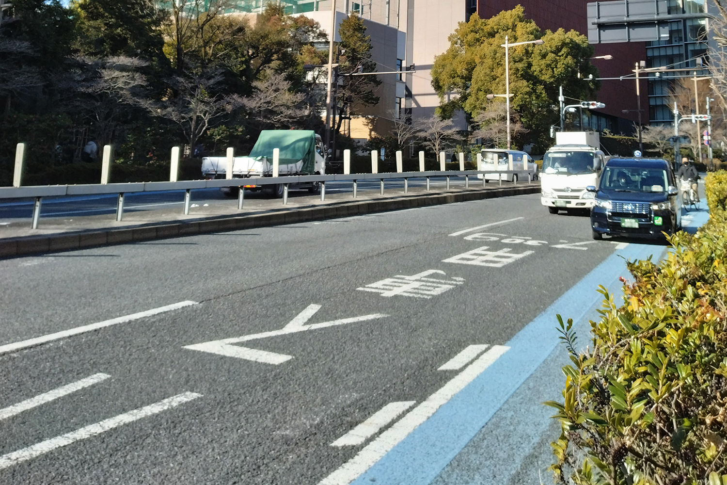 バス専用レーンのイメージ